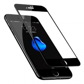 Защитное стекло на экран для iPhone7 Plus/8 Plus  5-10D (без упаковки) черное