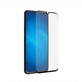 Защитное стекло на экран для Samsung Galaxy A70 5-10D (без упаковки) черное