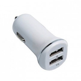 Блок питания автомобильный 2 USB Exployd, EX-Z-412, Classic, 3100mA, пластик, цвет: белый