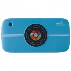 Аккумулятор Remax RPP-91, Camera, 10000mAh, пластик, 2 USB выхода, 2.1A, цвет: синий
