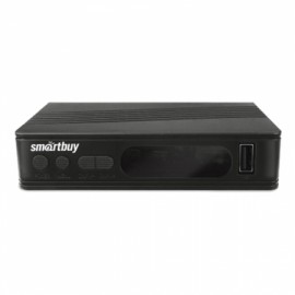 Ресивер DVB-T2 SMART BUY  черная  3 тюльпана, HDMI, RF OUT, USB, пульт, блок питания, GX3235, R836