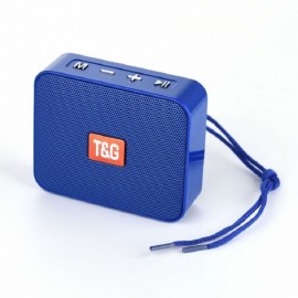 Портативная акустика HY-BT01, Bluetooth, USB, microSD, цвет: синий