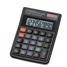 Калькулятор бухгалтерский Citizen SDC-022S черный 10-разр. 2-е питание, SQRT