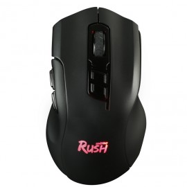 Мышь SMARTBUY RUSH Evolution, 5200 DPI, оптическая, USB, 8 кнопок, цвет: чёрный