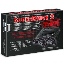 Приставка SEGA Super Drive 2 Classic (55 встр. игр) Black