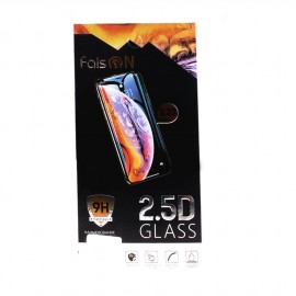 Стекло защитное FaisON для APPLE iPhone XI, WAF, 0.33 мм, 2.5D, глянцевое, полный клей, цвет: чёрный