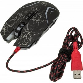 Мышь A4 Bloody N50 Neon черный оптическая (4000dpi) USB2.0 игровая (7but)
