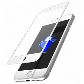Стекло защитное HOCO для APPLE iPhone 7/8 Plus, A8, Fast attach, 0.33 мм, 3D, глянцевое, весь экран, цвет: белый