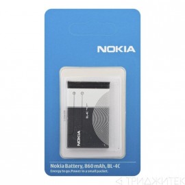 АКБ EURO для Nokia (BL-4C) 108/1202/1661/2650/6101/6131/6260/6700/7270/7610 (890mAh) без упаковки