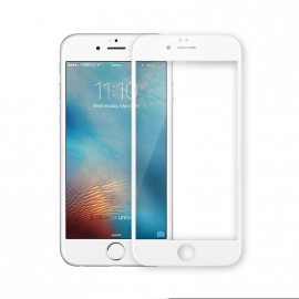 Стекло защитное HOCO для APPLE iPhone 7/8 Plus, A15, Mirror, 0.33 мм, 3D, глянцевое, весь экран, зеркальное, цвет: белый