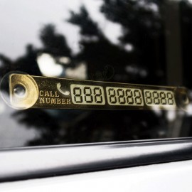 Табличка с номером телефона для автомобиля