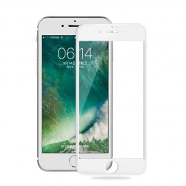 Стекло защитное HOCO для APPLE iPhone 7/8, G1, Flash attach, 0.33 мм, 2.5D, глянцевое, весь экран, цвет: белый