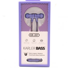 Наушники Karler BASS KR-207, цвет: фиолетовый