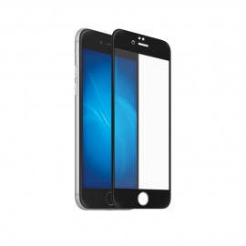 Стекло защитное FaisON для APPLE iPhone 7/8, Full Screen, 0.33 мм, 2.5D, Anti-shock, глянцевое, полный клей, цвет: черный