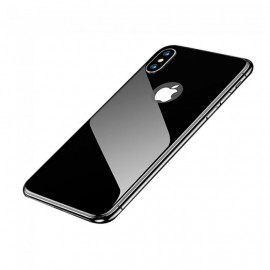 Защитное стекло Smartbuy для iPhone X для задней панели 10D(3D) черное