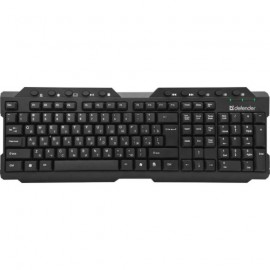 Клавиатура DEFENDER Search HB-790 RU,черный,полноразмерная