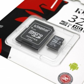 Карта памяти MicroSD 32GB Kingston Class 10 Canvas Select Plus A1 (100 Mb/s) + SD adapter
