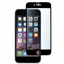 Стекло защитное FaisON для APPLE iPhone 6/6S (4.7), Anti-spy, 0.33 мм, 3D, глянцевое, полный клей, цвет: чёрный