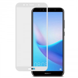 Защитное стекло Full Glue для Huawei Honor 7A Pro/Y6 Prime (2018) на полный экран, арт.010630 (Белый)