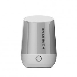 Портативная акустика Hopestar, H22, пластик, Bluetooth, цвет: серебряный