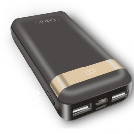 Портативный аккумулятор Earldom ET-PB29, 10000mAh, пластик, 2 USB выхода, 2.1A, цвет: черный