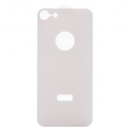 Стекло защитное Noname для APPLE iPhone 7/8, 0.26 мм, 2D, глянцевое, зеркальное, на заднюю крышку, цвет: кремовый, в техпаке