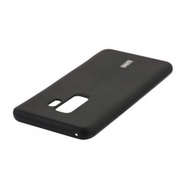 Чехол силиконовый Cherry для SAMSUNG Galaxy S9, тонкий, непрозрачный, матовый, цвет: чёрный