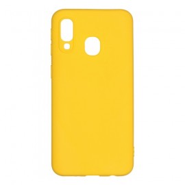 Панель матовая Soft Touch для Samsung Galaxy A40, арт. 010659 (Желтый)