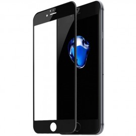 Стекло защитное FaisON для APPLE iPhone 7/8 Plus, Super-D, 0.4 мм, глянцевое, полный клей, цвет: чёрный