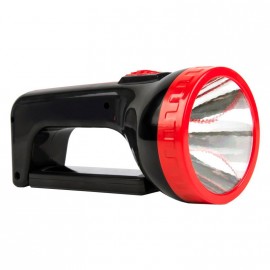 Фонарь SMARTBUY SBF-303-K, черный, аккумуляторный, 2 в 1 1W+12 SMD (1/120)