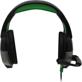 Наушники SmartBuy SBHG-9200 RUSH CRUISER, микрофон, LED, кабель 1.8м, цвет: чёрный, зелёная вставка