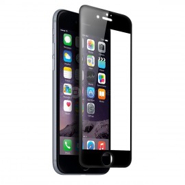 Стекло защитное FaisON для APPLE iPhone 6/6S Plus (5.5), Game, 0.33 мм, матовое, полный клей, цвет: чёрный
