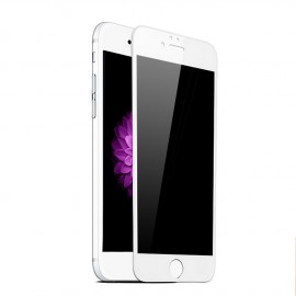 Стекло защитное Noname для APPLE iPhone 6/6S/7/8, Full Screen, 0.33 мм, 2.5D, глянцевое, полный клей, цвет: белый, в техпаке