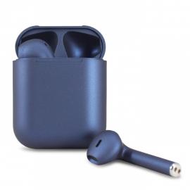 Беспроводные наушники без бренда inPods-12, bluetooth, с анимацией, матовый, цвет: синий