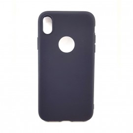 Чехол силиконовый Usams для APPLE iPhone XR, Yun, тонкий, непрозрачный, матовый, цвет: синий