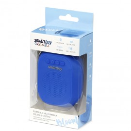 Портативная акустика Smartbuy BLOOM, синяя, Bluetooth, MP3, FM-радио, 3 Вт (1/30)