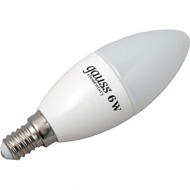 Лампа Gauss LED Elementary Candle 6W E14 3000K 1/10/100 C38