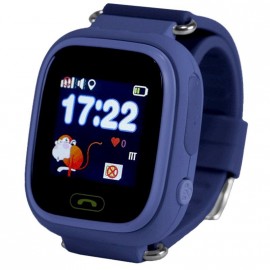 Детские часы с GPS Smart Baby watch Q90 (Dark Blue)