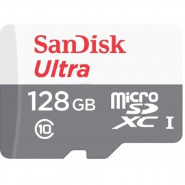 Micro SD 128GB SanDisk Class 10 Ultra Android UHS-I  (80 Mb/s) без адаптера
