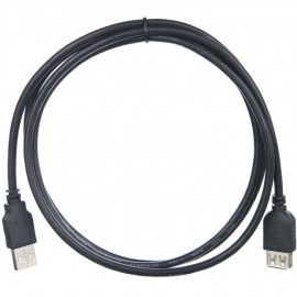Кабель удлинительный TELECOM USB2.0 <AM->AF>, черный, 1,5 м (1/300)