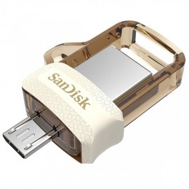 USB 32GB SanDisk Ultra Android Dual Drive OTG белый/золото 3.0