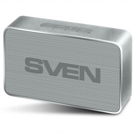 Портативная акустика SVEN PS-85, серебро