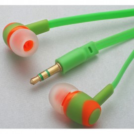 Наушники внутриканальные Connect 6609, Color, кабель 1.2м, цвет: зелёный