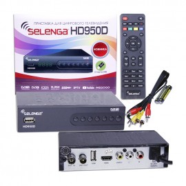 Ресивер DVB-T2 SELENGA HD950D (1/20) НЕТ RCA