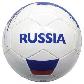 Мяч футбольный Россия, ПВХ 1 слой, 5 р., камера рез., маш.обр. SC-1PVC300-RUS