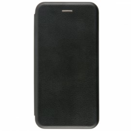 Чехол-книжка для Samsung Galaxy A01 Brauffen (горизонтальный флип) черная (пакет)