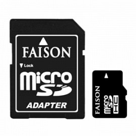 Карта памяти FaisON microSDHC Class 10 8GB + SD adapter