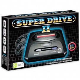 Приставка 16-bit Super Drive 2 Classic (62 встр. игр) Black