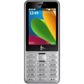 Телефон сотовый F+ S285 Silver, 2.8'' 240х320, 32MB RAM, up to 16GB flash, 0,3Mpix, 2 Sim, BT v2.1, 1000mAh, 100g, 133 ммx56,8 ммx9,3 мм
