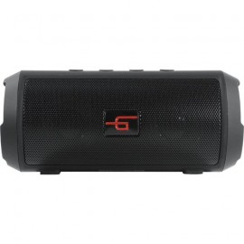 Портативная акустика Ginzzu, GM-894B, Bluetooth, FM, USB, AUX, цвет: чёрный